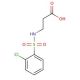 3-{[(2-chlorophenyl)sulfonyl]amino}propanoic acid - chemical structure image