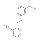 3-[(2-cyanophenyl)methoxy]benzoic acid - chemical structure image