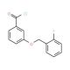 3-[(2-fluorobenzyl)oxy]benzoyl chloride - chemical structure image