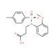 3-{(2-methoxyphenyl)[(4-methylphenyl)sulfonyl]amino}propanoic acid (CAS 103687-96-3) - chemical structure image