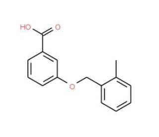 3-[(2-Methylbenzyl)oxy]benzoic acid - chemical structure image