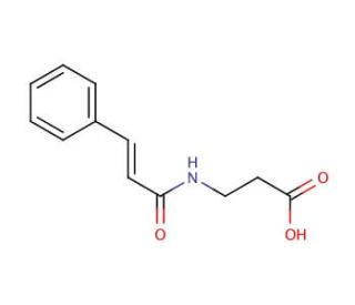 3-{[(2E)-3-phenylprop-2-enoyl]amino}propanoic acid - chemical structure image