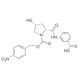 3-[[[(2R,4R)-1-(4-Nitrobenzyloxycarbonyl)-4-mercaptopyrrolidin-2-yl]carbonyl] amino]benzoic acid - chemical structure image
