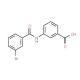 3-[(3-bromobenzene)amido]benzoic acid - chemical structure image