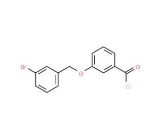 3-[(3-bromobenzyl)oxy]benzoyl chloride - chemical structure image