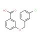 3-[(3-Chlorobenzyl)oxy]benzoic acid - chemical structure image