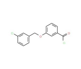 3-[(3-chlorobenzyl)oxy]benzoyl chloride - chemical structure image