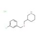 3-{[(3-Chlorobenzyl)oxy]methyl}piperidinehydrochloride - chemical structure image