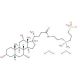 3-[(3-Cholamidopropyl)dimethylammonio]-1-propanesulfonate hydrate (CAS 313223-04-0) - chemical structure image