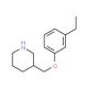 3-[(3-Ethylphenoxy)methyl]piperidine - chemical structure image