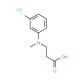 3-[(3-Fluoro-phenyl)-methyl-amino]-propionic acid hydrochloride - chemical structure image