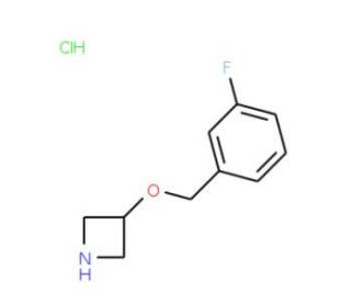 3-[(3-Fluorobenzyl)oxy]azetidine hydrochloride - chemical structure image