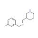 3-{[(3-Fluorobenzyl)oxy]methyl}piperidine - chemical structure image