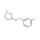 3-[(3-Fluorophenoxy)methyl]pyrrolidine - chemical structure image