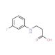 3-[(3-Fluorophenyl)amino]propionic acid (CAS 885275-89-8) - chemical structure image