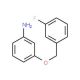 3-[(3-fluorophenyl)methoxy]aniline - chemical structure image
