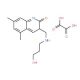 3-[(3-Hydroxy-propylamino)-methyl]-5,7-dimethyl-1H-quinolin-2-one oxalate - chemical structure image