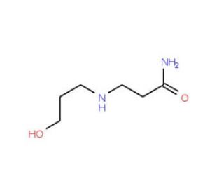 3-[(3-Hydroxypropyl)amino]propanamide - chemical structure image
