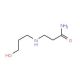 3-[(3-Hydroxypropyl)amino]propanamide - chemical structure image