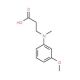 3-[(3-Methoxy-phenyl)-methyl-amino]-propionic acid - chemical structure image