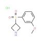 3-[(3-Methoxyphenyl)sulfonyl]azetidinehydrochloride - chemical structure image