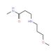 3-[(3-Methoxypropyl)amino]-N-methylpropanamide - chemical structure image