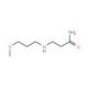 3-[(3-Methoxypropyl)amino]propanamide - chemical structure image