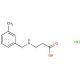 3-[(3-methylbenzyl)amino]propanoic acid hydrochloride - chemical structure image