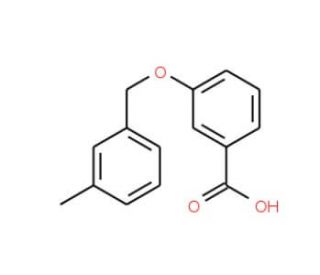 3-[(3-Methylbenzyl)oxy]benzoic acid - chemical structure image