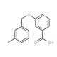3-[(3-Methylbenzyl)oxy]benzoic acid - chemical structure image