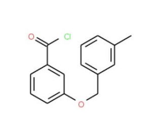 3-[(3-methylbenzyl)oxy]benzoyl chloride - chemical structure image