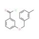 3-[(3-methylbenzyl)oxy]benzoyl chloride - chemical structure image