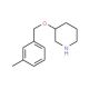 3-[(3-Methylbenzyl)oxy]piperidine - chemical structure image