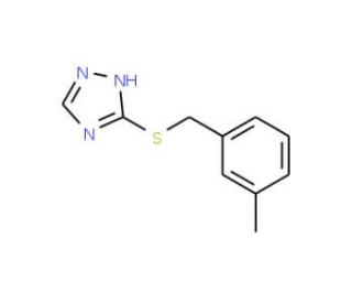 3-[(3-Methylbenzyl)thio]-1H-1,2,4-triazole (CAS 307545-27-3) - chemical structure image
