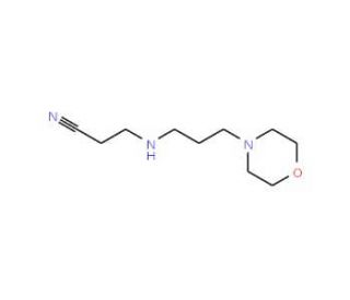 3-[(3-Morpholinopropyl)amino]propanenitrile (CAS 102440-39-1) - chemical structure image