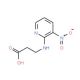 3-[(3-Nitro-2-pyridinyl)amino]propanoic acid - chemical structure image