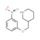3-[(3-Nitrophenoxy)methyl]piperidine - chemical structure image