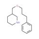 3-[(3-Phenylpropoxy)methyl]piperidine - chemical structure image