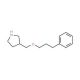 3-[(3-Phenylpropoxy)methyl]pyrrolidine - chemical structure image