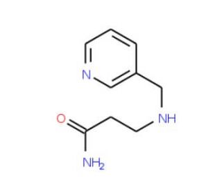 3-[(3-Pyridinylmethyl)amino]propanamide - chemical structure image