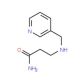 3-[(3-Pyridinylmethyl)amino]propanamide - chemical structure image