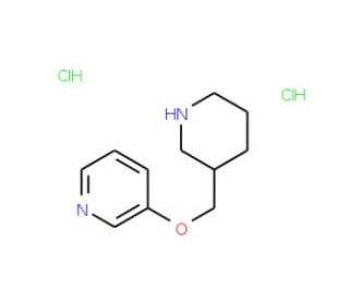 3-[(3-Pyridinyloxy)methyl]piperidine dihydrochloride - chemical structure image