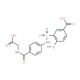3-{[(4-{[(carboxymethyl)amino]carbonyl}phenyl)amino]sulfonyl}-4-methoxybenzoic acid - chemical structure image