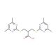 3-[(4,6-dimethylpyrimidin-2-yl)thio]-2-{[(4,6-dimethylpyrimidin-2-yl)thio]methyl}propanoic acid - chemical structure image