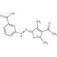 3-[(4-acetyl-3,5-dimethyl-1H-pyrrol-2-yl)diazenyl]benzoic acid - chemical structure image