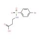 3-{[(4-bromophenyl)sulfonyl]amino}propanoic acid (CAS 116035-58-6) - chemical structure image