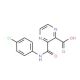 3-{[(4-chlorophenyl)amino]carbonyl}pyrazine-2-carboxylic acid - chemical structure image