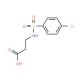 3-{[(4-chlorophenyl)sulfonyl]amino}propanoic acid (CAS 36974-65-9) - chemical structure image