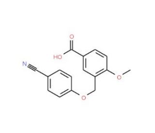 3-[(4-Cyanophenoxy)methyl]-4-methoxybenzoic acid - chemical structure image