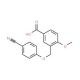 3-[(4-Cyanophenoxy)methyl]-4-methoxybenzoic acid - chemical structure image